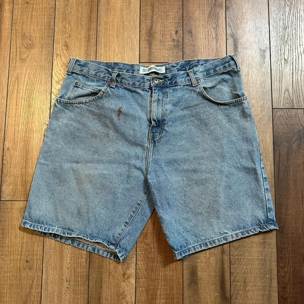 Vintage Baggy‎ Jean Shorts Jorts Men's size 38 Faded Glory